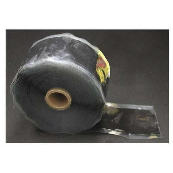 Er Tape Rectangle Self Fusing Tape,2 In.,Black GL20B73REC