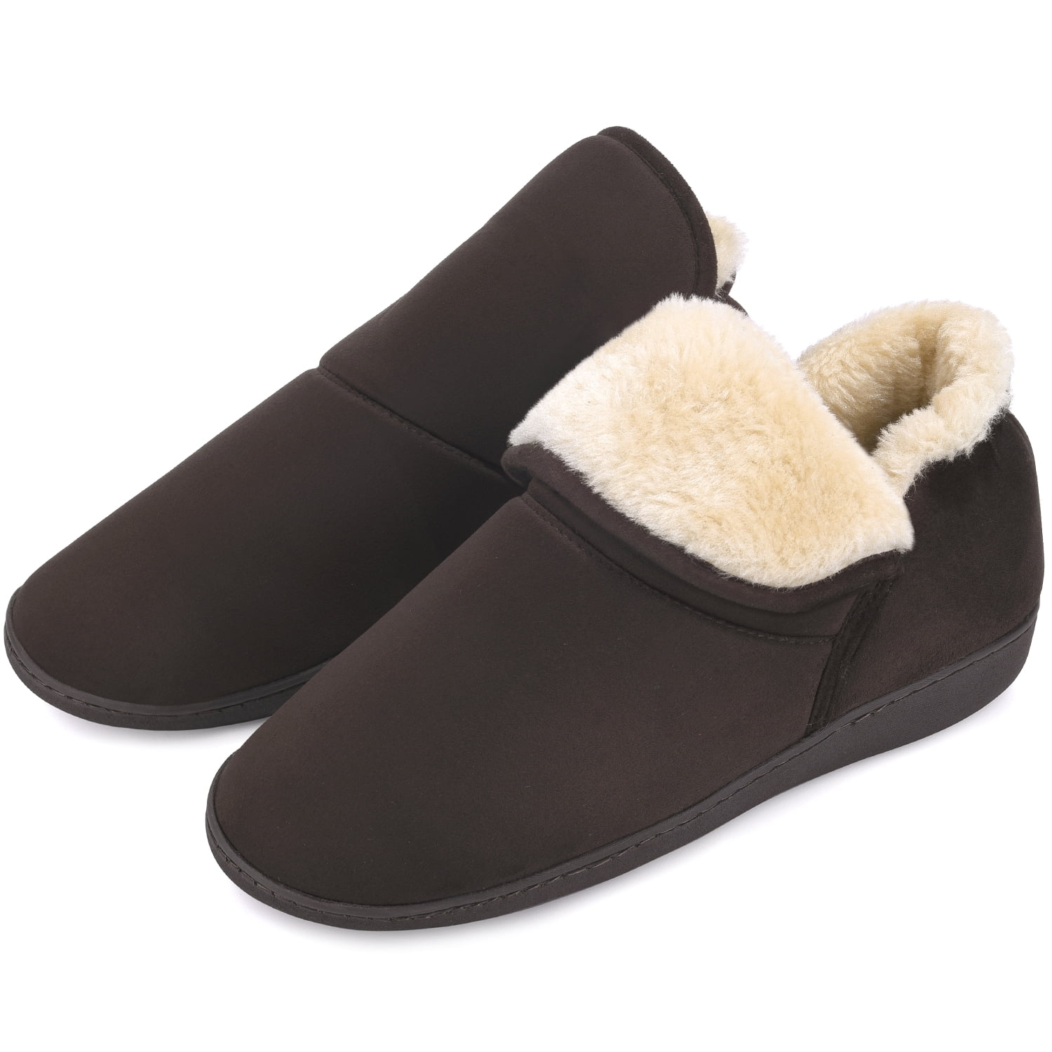 VONMAY Men's Fuzzy Slippers Boots 