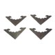 thumbnail image 5 of Caja de Madera para de Joyería, Protectores Decorativos de Esquina, Cubierta de Borde de Bronce, 12 UDS. Para decoración del hogar y la oficina, 5 of 7