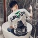 thumbnail image 3 of Camisetas básicas de calle para hombre, ropa de acuarela, tops ordinarios, venta al por mayor, rock suave, hip hop, camisetas de hombre XL, cuello redondo, trashy Y2k, 3 of 4
