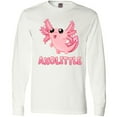 thumbnail image 3 of Inktastic Axolittle- Cute Baby Axolotl Long Sleeve T-Shirt, 3 of 5