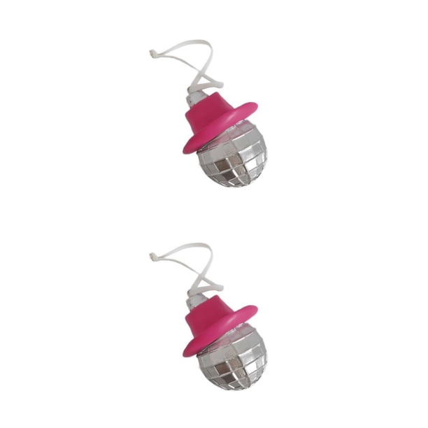 Scienceny Colgante de coche, reemplazo portátil, decorativo, interior, para oficina, automotriz, vehículo, bola colgante, decoración, Rojo 2piezas