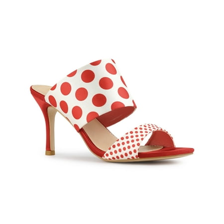 

Allegra K Women s Printed Stiletto Heels Slides Sandals