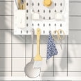 thumbnail image 3 of Pegboard Box, Plastic Simple Pegboard Pot Lid Rack  for Gas Water Heater Hole Plate, 3 of 7