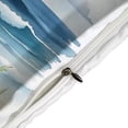 thumbnail image 4 of 3 Pcs Soft Bedding Set, Includes 1 Duvet Cover with Zipper And 2 Pillow Shams,Turtle in The Sunset Full(79"×90"), 4 of 8