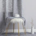 thumbnail image 2 of THD Harley Faux Linen Textured Semi Sheer Sun Light Filtering Window Grommet Curtain Panels, Set of 2 Panels, 2 of 7