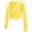 Yellow, variant on Agkizg Long Sleeve Leotards for Girls, Children and Girls Solid Color Dance Practice Body Long Sleeve Warm Coat Shawl, Sizes 4-14 Years