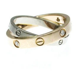 Pre Owned Cartier Juste Un Clou B4092555 Pink Gold 18K Fashion No Stone Band Ring Pink Gold Good Walmart