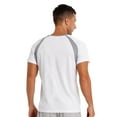 thumbnail image 4 of Yeahdor Mens Swim Shirt UPF 50+ Sun Protection Rash Guard Top Quick Dry Short Sleeve Athletic Running Shirts White L, 4 of 7