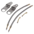 thumbnail image 1 of 1 juego de extensión de válvula de llanta de cobre de 135 grados con extensor de vástago de válvula de llanta de acero inoxidable universal de 300 mm para automóvil, motocicleta, RV, camión, bicicleta, 1 of 6