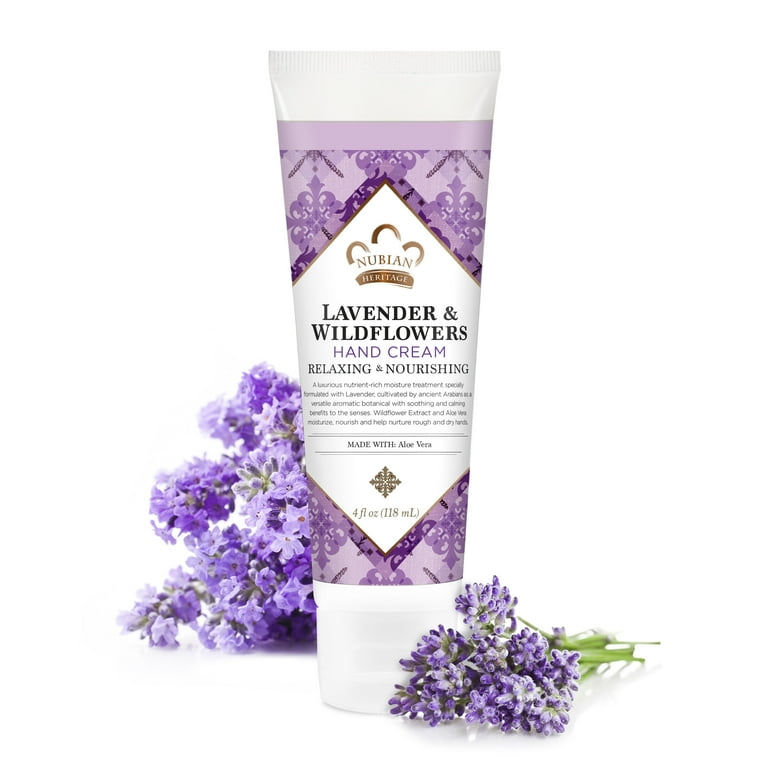 Nubian HeritageHand Cream Lavender & Wildflowers , 4 OZ