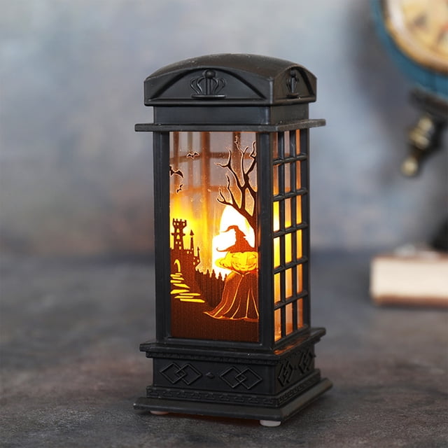 Birdeem Halloween Table Decorations, Halloween Mini Lanterns Suitable for Centerpieces Suitable for Halloween Interior Decorations Center Table Decorations Batteries Included