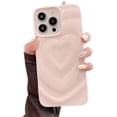 thumbnail image 7 of Designed for iPhone Case,Cute Water Ripple Shape Love Heart Camera Lens Protection Shockproof Protective Cover Phone Case (Silver,iPhone 11), 7 of 7
