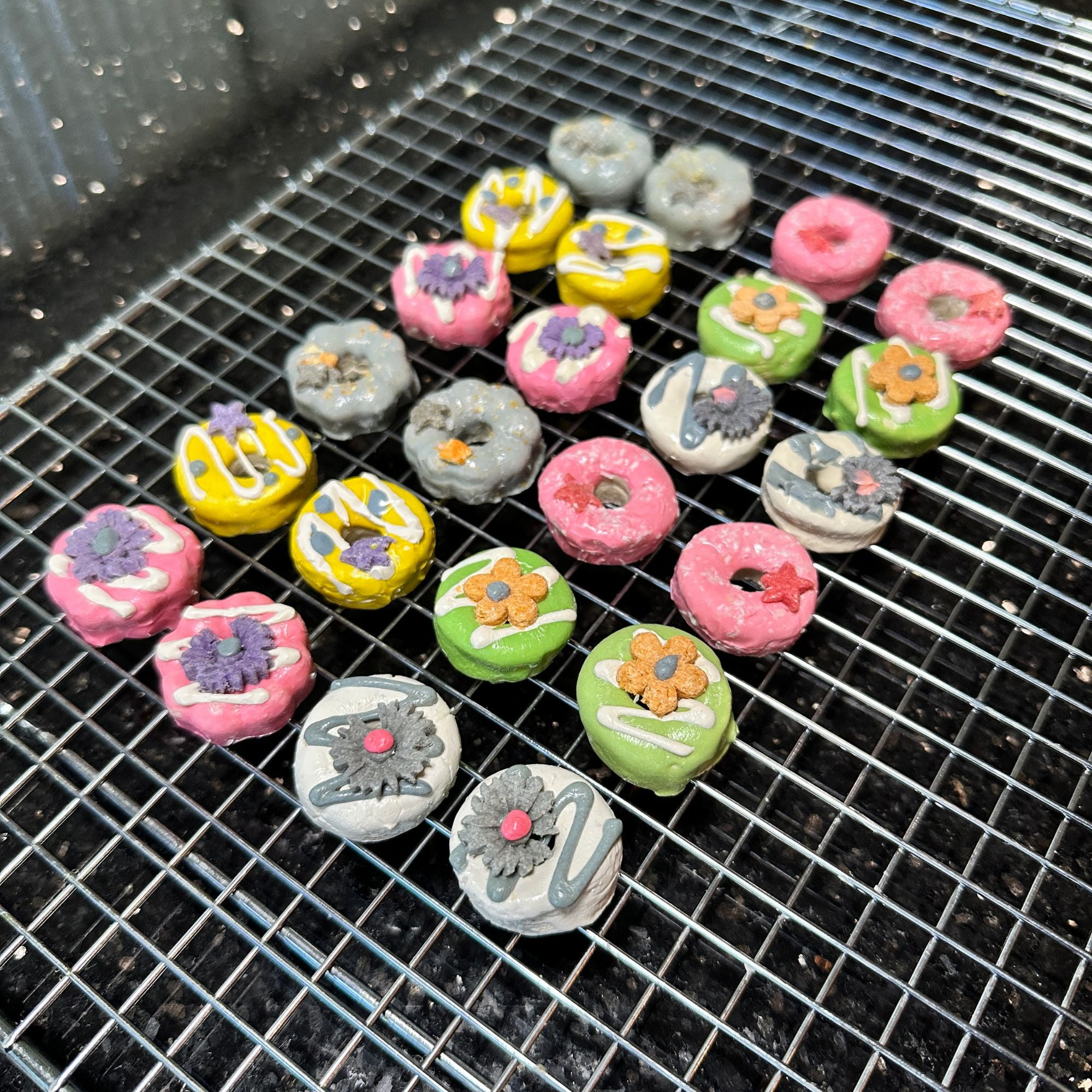 Dozen Delights - Bite Sized Donut Treats (12 Pack)- Rabbits, Guinea Pigs, Hamsters, Chinchillas, Rats, Squirrels & Other Small Animals (4.6 oz.)