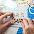 thumbnail image 2 of GOOHOCHY Khaki Wooden Clock Numbers for DIY Decoration Reusable and Durable Contains 100 Pieces, 2 of 8