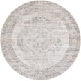 thumbnail image 2 of Rugs.com Oregon Collection Rug – 7 Ft Round Ivory Low-Pile Rug Perfect For Kitchens, Dining Rooms, 2 of 8