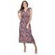 thumbnail image 1 of Vestido estampado de paisley Roman Fashion /Juvenil, 8802X-11 (Vino) vino G, 1 of 5