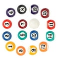 thumbnail image 3 of Resin 16PCS Eco‑friendly Resin Mini 2.5CM Children Billiard Ball Toy Pool Table Accesssory, 3 of 7