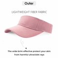 thumbnail image 2 of Minzimin 1Pack Sun Visor Hats for Women Men Adjustable UV Protection Outdoor Sports Golf Running Sun Caps, 2 of 7