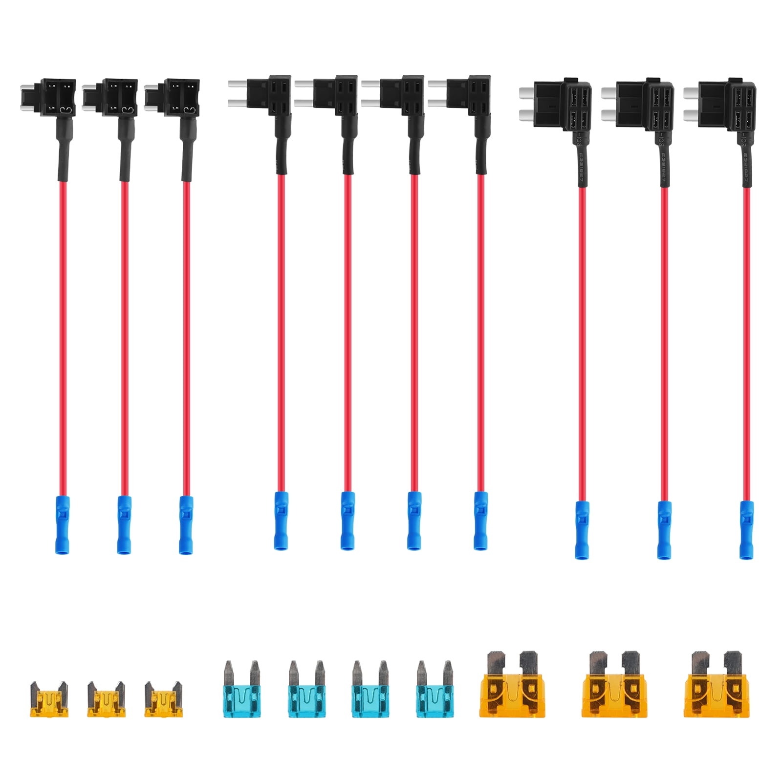 10pcs Car AddACircuit Fuse Tap Adapter, EEEkit 12V Car AddaCircuit