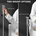 thumbnail image 4 of PHANCIR 2 Pack Handheld Bidet Sprayer for Toilet, Brushed Nickel Bidet Attachment for Feminine Wash, 4 of 8