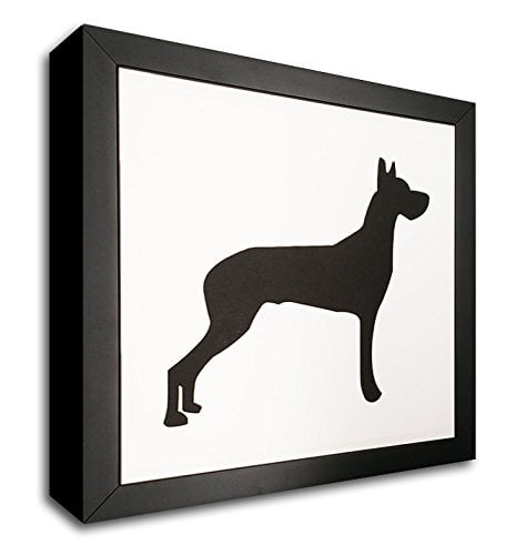Great Dane Dog & pups Heart My Dog Magnetic Photo Frame & Magnet I Love 