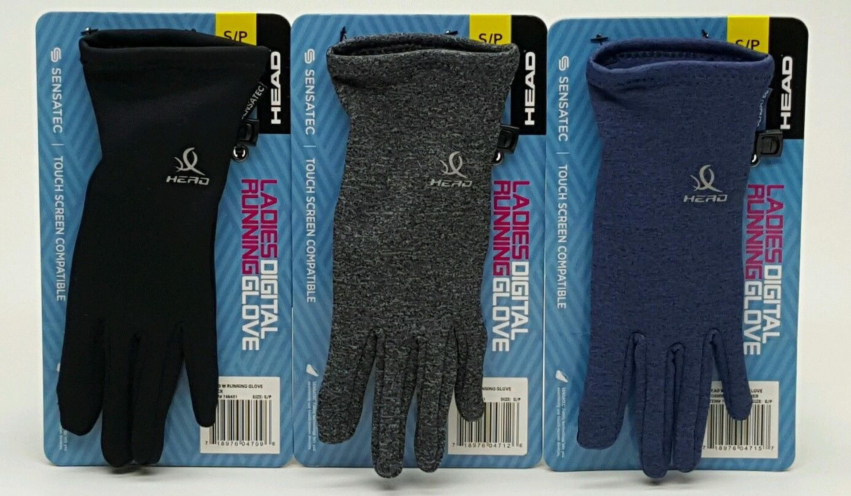 Gray S Details about   NWOT HEAD Sensatec Touchscreen Digital ThermalFUR Gloves 