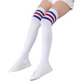 thumbnail image 2 of 1 Paire de Chaussettes Hautes pour Femmes, Respirantes, Uniques, Mignonnes, Multi-Usages, Polyvalentes, Style Preppy, Type5, 2 of 9
