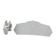 thumbnail image 4 of Parabrisas de motocicleta Color transparente Bordes lisos Deflector de viento Universal para moto, 4 of 5