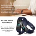 thumbnail image 3 of Smart Watch Full Touch Touch Relojes impermeables Relojes deportivos al aire libre Fitness Smartwatch para Android, para Ios-Blue, 3 of 6
