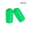 thumbnail image 2 of Uxcell Rubber End Caps Vinyl Round End Cap Cover Screw Thread Protectors for Screw 200Pcs Green 9mm, 2 of 5
