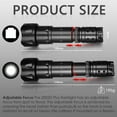 940nm IR Illuminator Flashlight Spotlight,Fresnel Lens Zoomable