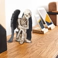 thumbnail image 5 of BNNG Creative Black Wings Skull Figurine Gothic Kneeling Winged Skeletons Figurine for Desktop Decor Halloween Artistic Skull Decoration, 5 of 8