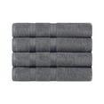 thumbnail image 1 of BNM Smart Dry Premium 4 Piece Cotton Bath Towel Set, Grey, 1 of 5
