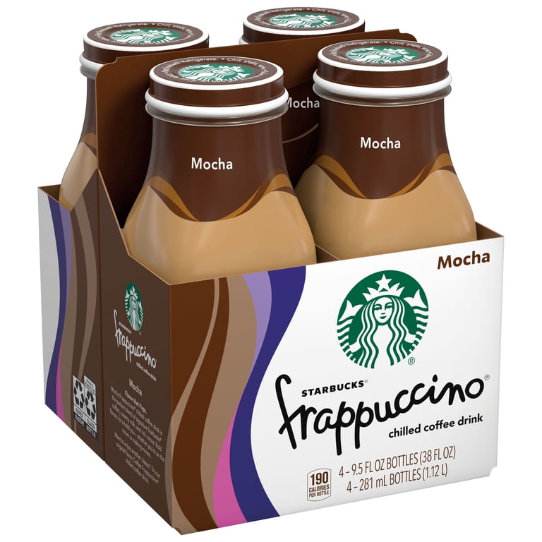 Starbucks Mocha Frappuccino Iced Coffee, Creamy Blend, 9.5 oz
