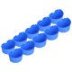 thumbnail image 3 of Copas Para Jaula De Pájaros, Copas Para Alimentación De Palomas, Diseño De Semicírculo Fácil De Colgar, Seguro Para Palomas, Loros, Cacatúas Mgaxyff L Azul, 3 of 8
