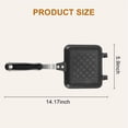 thumbnail image 1 of Grilled Sandwich Maker,Bread Toast Breakfast Machine,Hot Sandwich Pan,Nonstick Aluminum Flip Pan,Kitchen Tool, 1 of 5