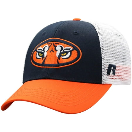 - Men's Russell Navy/White Auburn Tigers Steadfast Snapback Adjustable Hat - OSFA