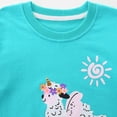 thumbnail image 5 of FYDUU Toddler Girls Cute Embroidered Sweatshirts Lightweight Casual Long Sleeve Crewneck Sweatshirt Pullover Tops Fall Clothes 5-6 Years, 5 of 6