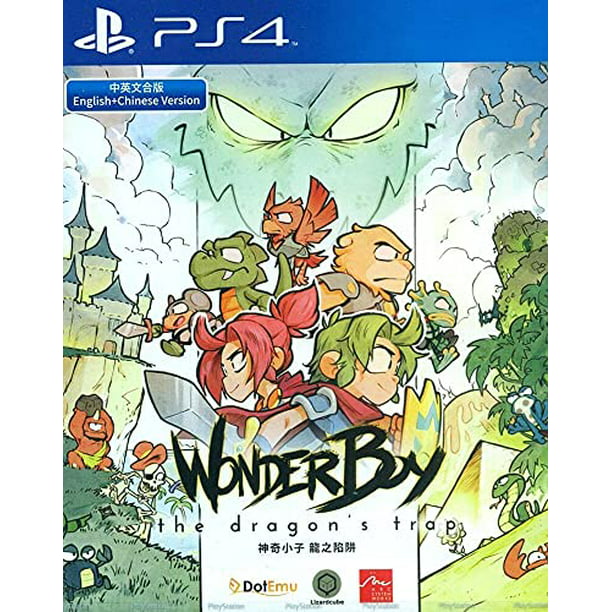 PS4 Wonder Boy The Dragon's Trap Asian ver Chinese English Japanese subs -