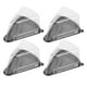 thumbnail image 4 of Contenedor triangular de plástico para pasteles, 100 unidades, perfecto para pastelería, panadería y postres (negro), 4 of 10