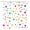 Color 4, variant on Amarainy Colorful Polka Dot Polyester Shower Curtain For Home Bathroom Bath Tub Decoration 72x72 inch