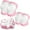 White Pink, variant on BOSONER Basic Kids Protective Gear: Kids Knee Pads and Elbow Pads with Wrist Guards Set for 3-15 Years - Design for Roller Skates, Cycling, BMX Bike, Skateboard, Inline Skating, Scooter Riding Sports