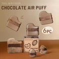 thumbnail image 2 of Chocolate Biscuit Powder Puff Does Not Eat Powder Q Elastic Air Cushion Guo Mini Thumb Concealer Finger Chick Marshmallow Powder Puff, 2 of 8