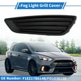 thumbnail image 2 of Unique Bargains Fog Light Grill Front Lower Bumper Fog Light Cover Inserts No.F1EZ17B814B/FO1038150 for Ford Focus S/SE 2015-2018 Black ABS 1 Pcs Front Left Car, 2 of 6