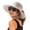 beige, variant on Womens Sun Hat with Ponytail Hole Beach Hiking Summer Wide Brim UPF 80+ Outdoor Protection Foldable Bucket Hat