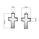 thumbnail image 5 of 30 Unidades Vintage Cruz Colgante Bandejas De Bisel, Plata , Espacios En Bisel Cabochon Ajustes Para Joyas Charms, 5 of 9