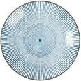 thumbnail image 4 of TJ Global Set of 4 Japanese Pottery Ceramic 6.8 Inch Plates for Any Meal and Dish, Japanese Dinnerware and Tableware with Traditional Blue Design POR607, 4 of 9