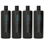 Sebastian Drench Moisturizing Shampoo 33.8 oz (Pack of 4)