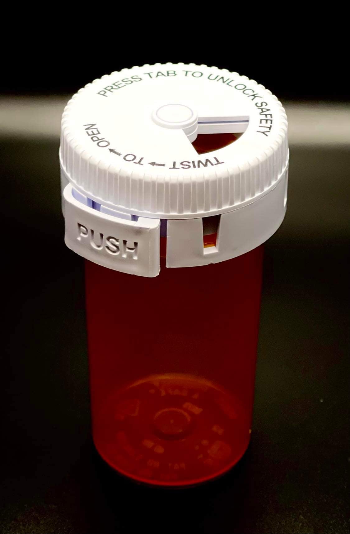 Pill Dispenser Twice Daily Medright Cap Fits CVS, Kroger Pharmacies